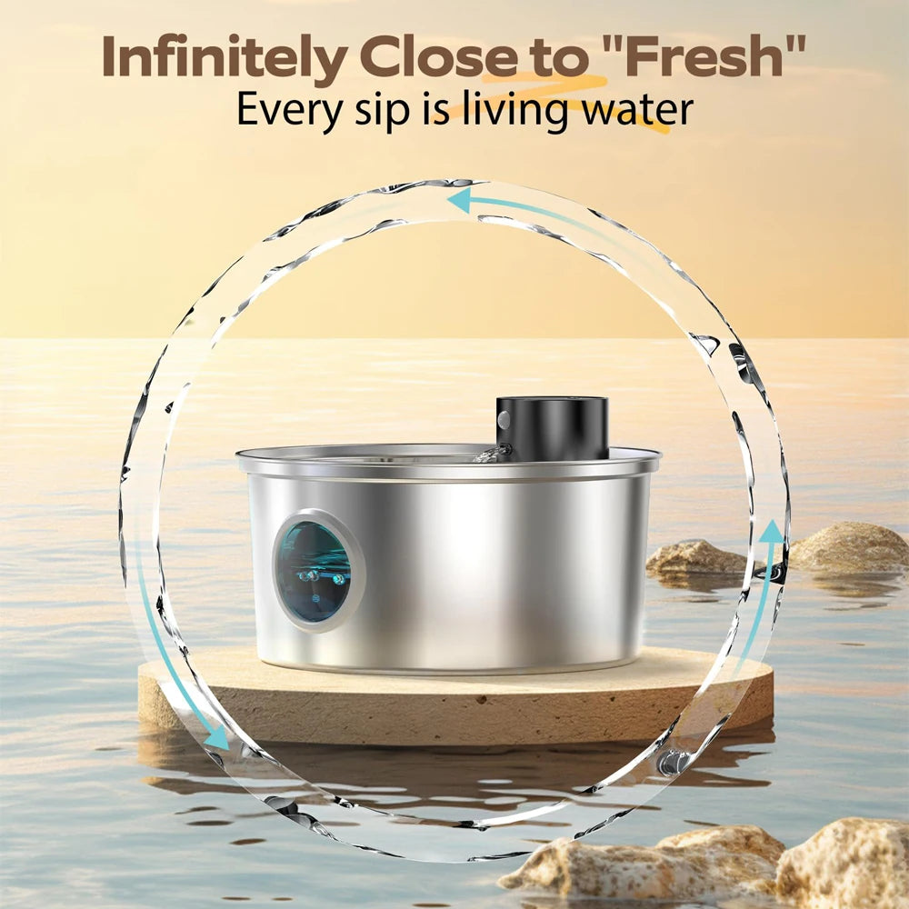 HydroPaws™ – The Wireless Smart Dog Fountain